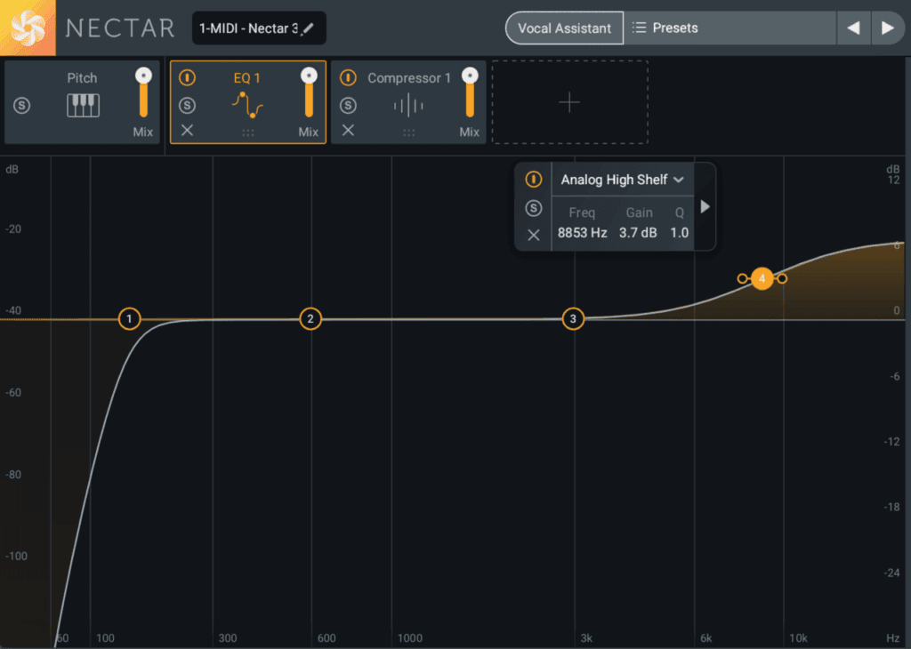 Adding air to vocals with iZotope Nectar